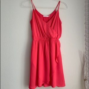 Lush Hot Pink Mini Sleeveless Dress